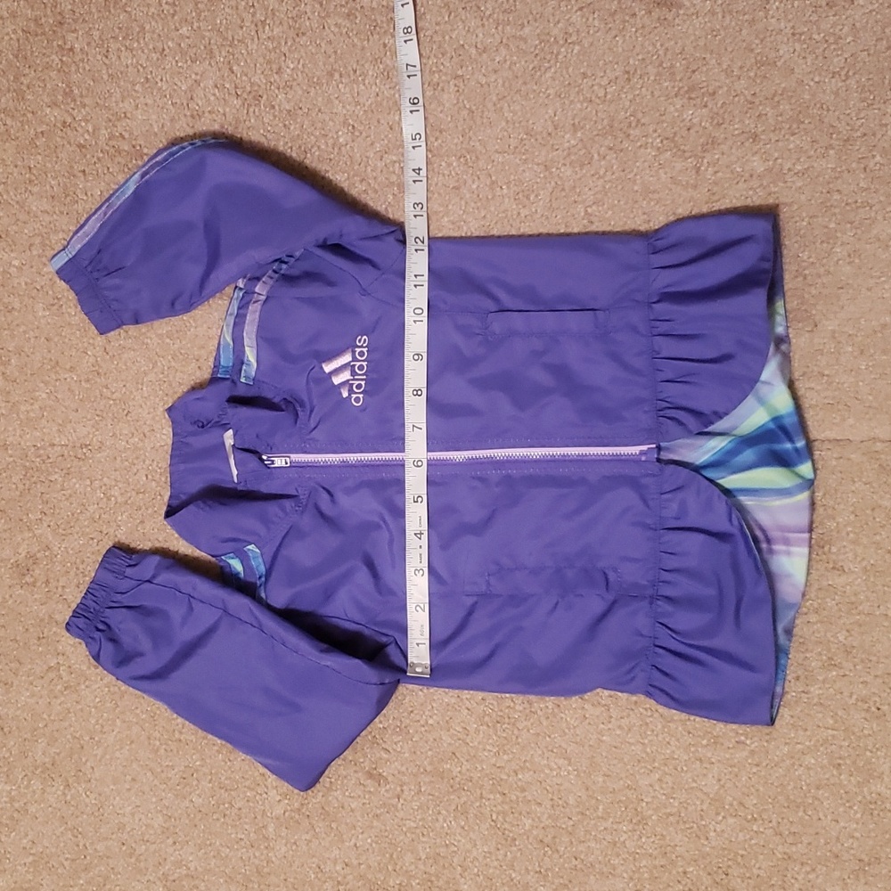 Adidas Girls Purple Jacket - Picture 11 of 12